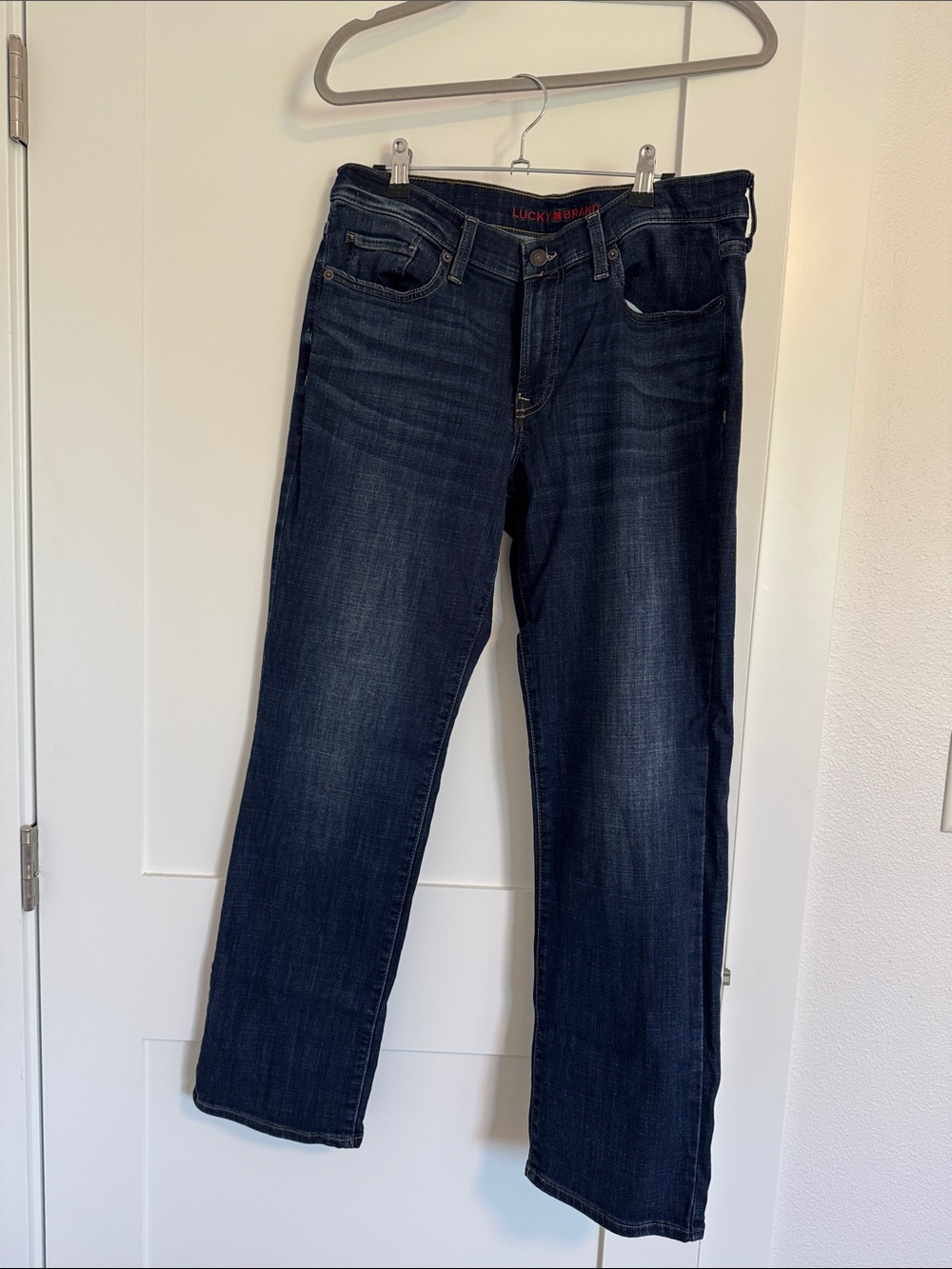 Lucky Brand Dark Indigo Straight-Leg Jeans